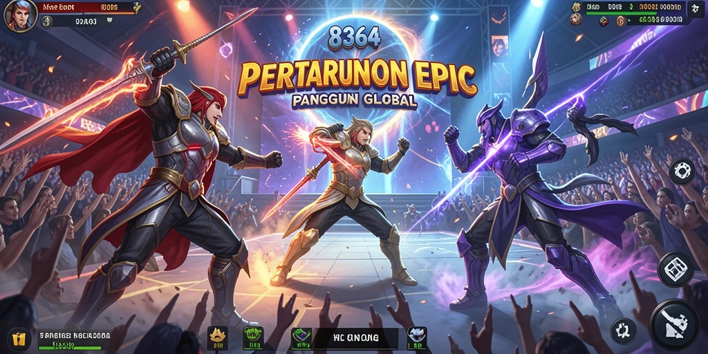 Tampilan gameplay seru dari 8364 dengan aksi pertarungan yang intens.