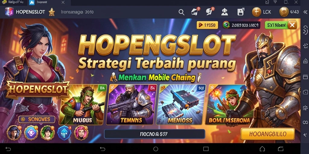 Tampilan gameplay HOPENGSLOT dengan berbagai strategi yang menantang.