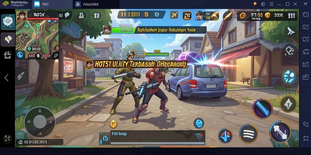 Tangkapan layar utama HOT51 menampilkan antarmuka aplikasi Utility yang user-friendly.