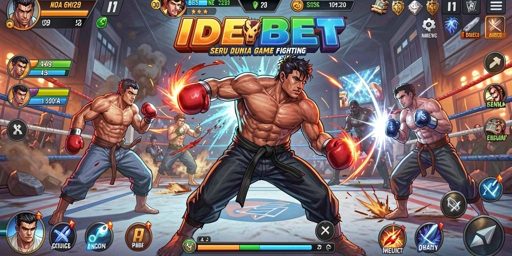 Gameplay Fighting yang mendebarkan di IDEBET.