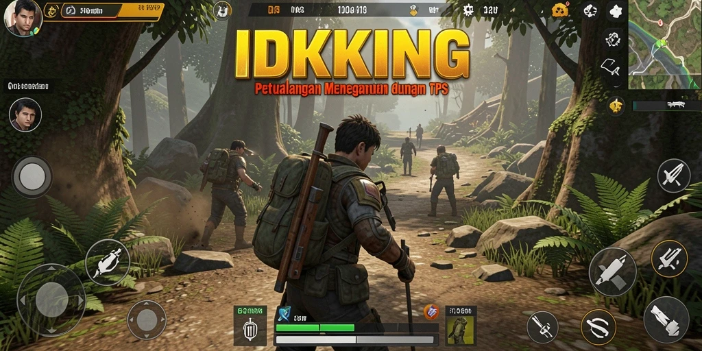 Tampilan utama gameplay <strong>IDRKING</strong> yang menegangkan dan penuh aksi.