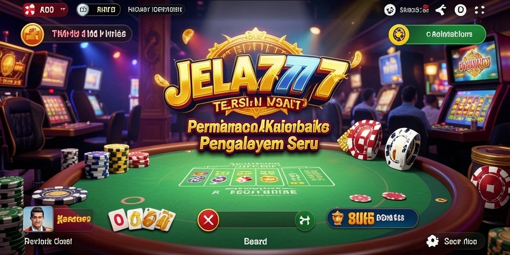 Screenshot JELAS777 menunjukkan permainan Kasino yang seru dan menarik.