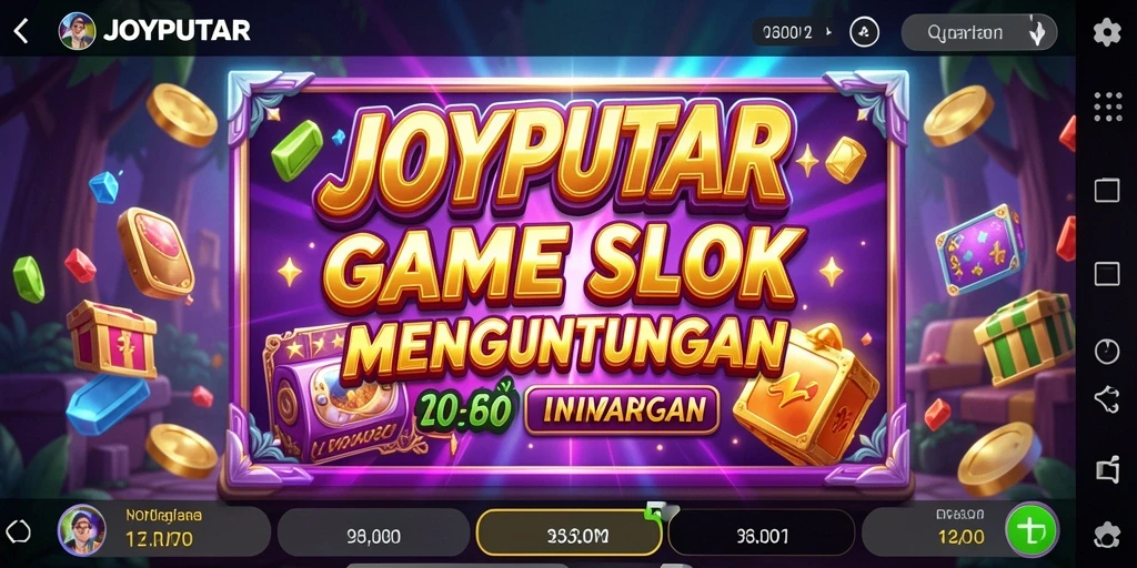 Tangkapan layar gameplay JOYPUTAR dengan fitur Slot yang menarik.