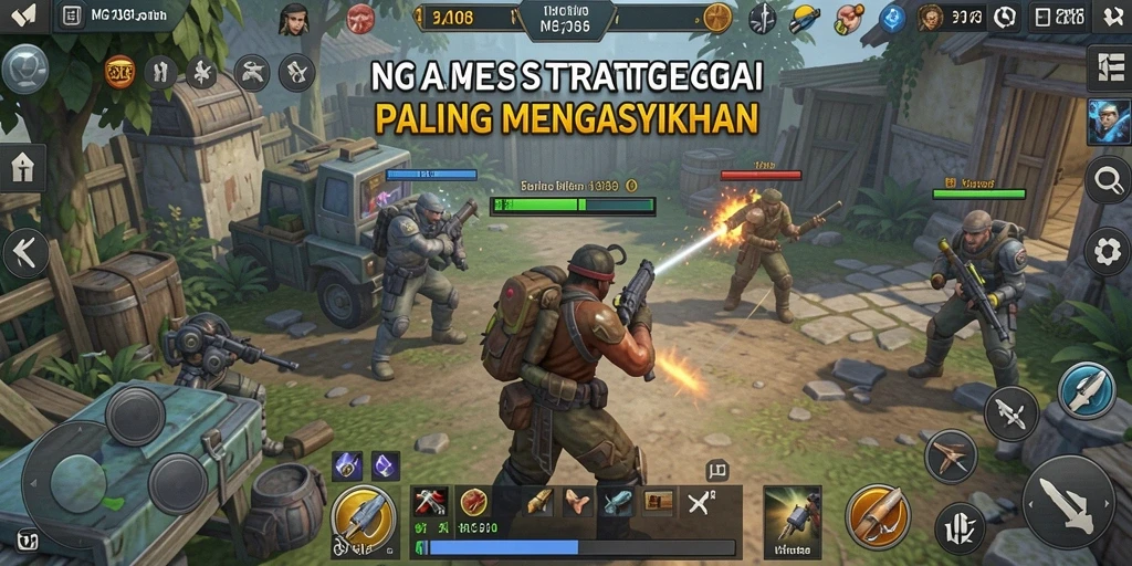 Tampilan gameplay yang menegangkan dan seru di MG108.