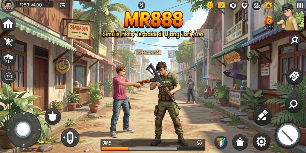 Tampilan utama MR888 dengan gameplay simulasi yang realistis.