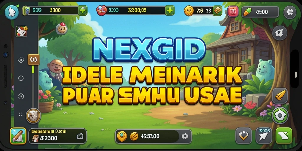 Tampilan gameplay NEXGID yang menarik dan interaktif.