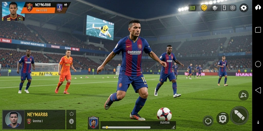 Tampilan gameplay seru dari NEYMAR88 dengan aksi penuh strategi.