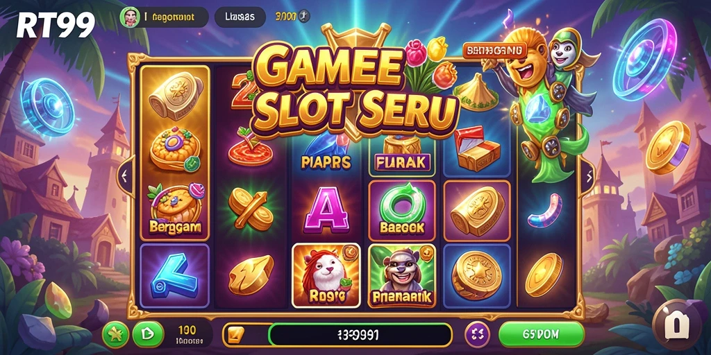 Tampilan gameplay menarik dari RT99 dengan efek visual yang memukau.