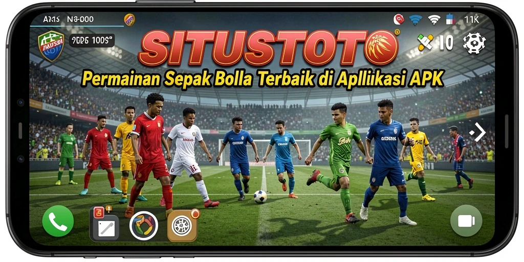 Tampilan gameplay menarik dari SITUSTOTO dengan aksi sepak bola yang seru.