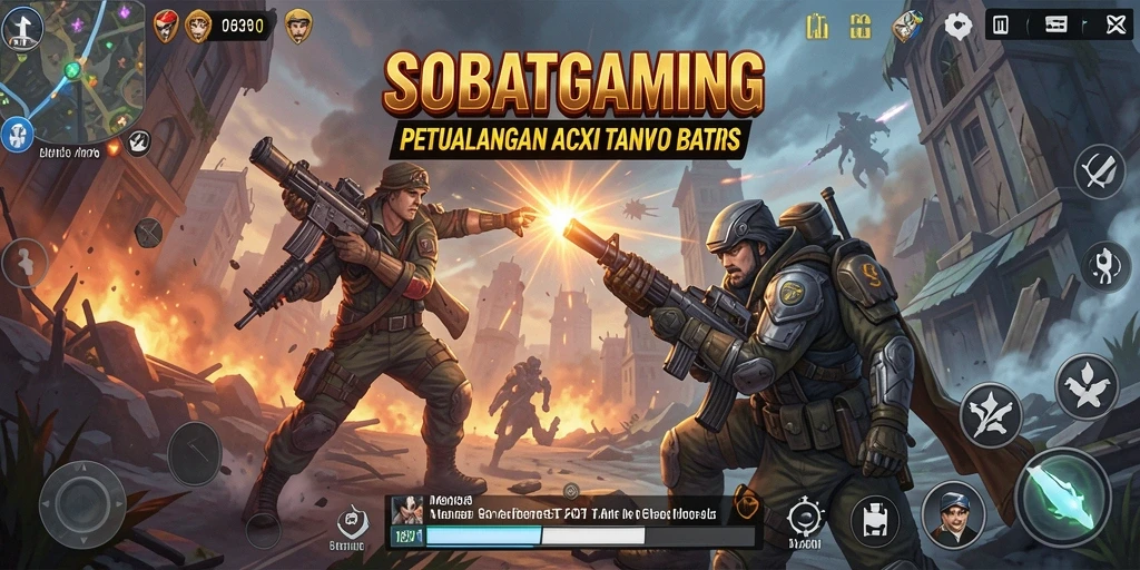 Screenshot dari gameplay intens SOBATGAMING dengan aksi mendebarkan.