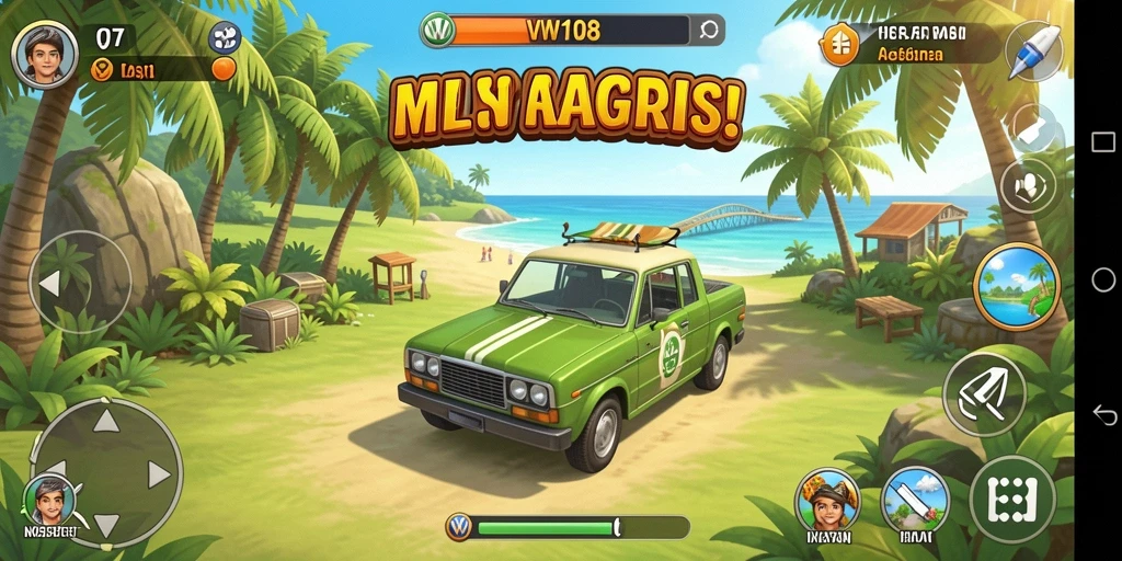 Tangkapan layar gameplay VW108 menampilkan momen seru permainan Casual.